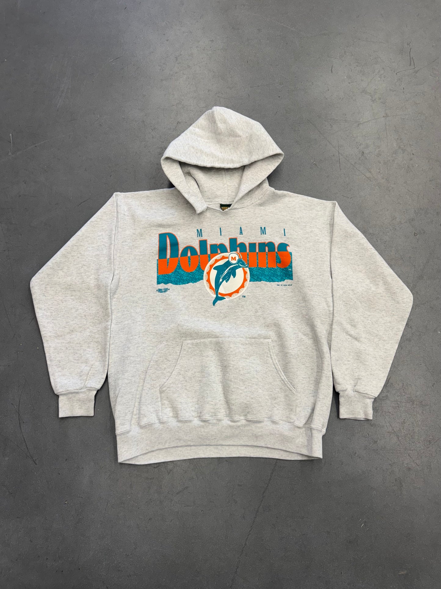 1994 MIAMI DOLPHINS NFLP HOODIE (HOME TEAM TAG)