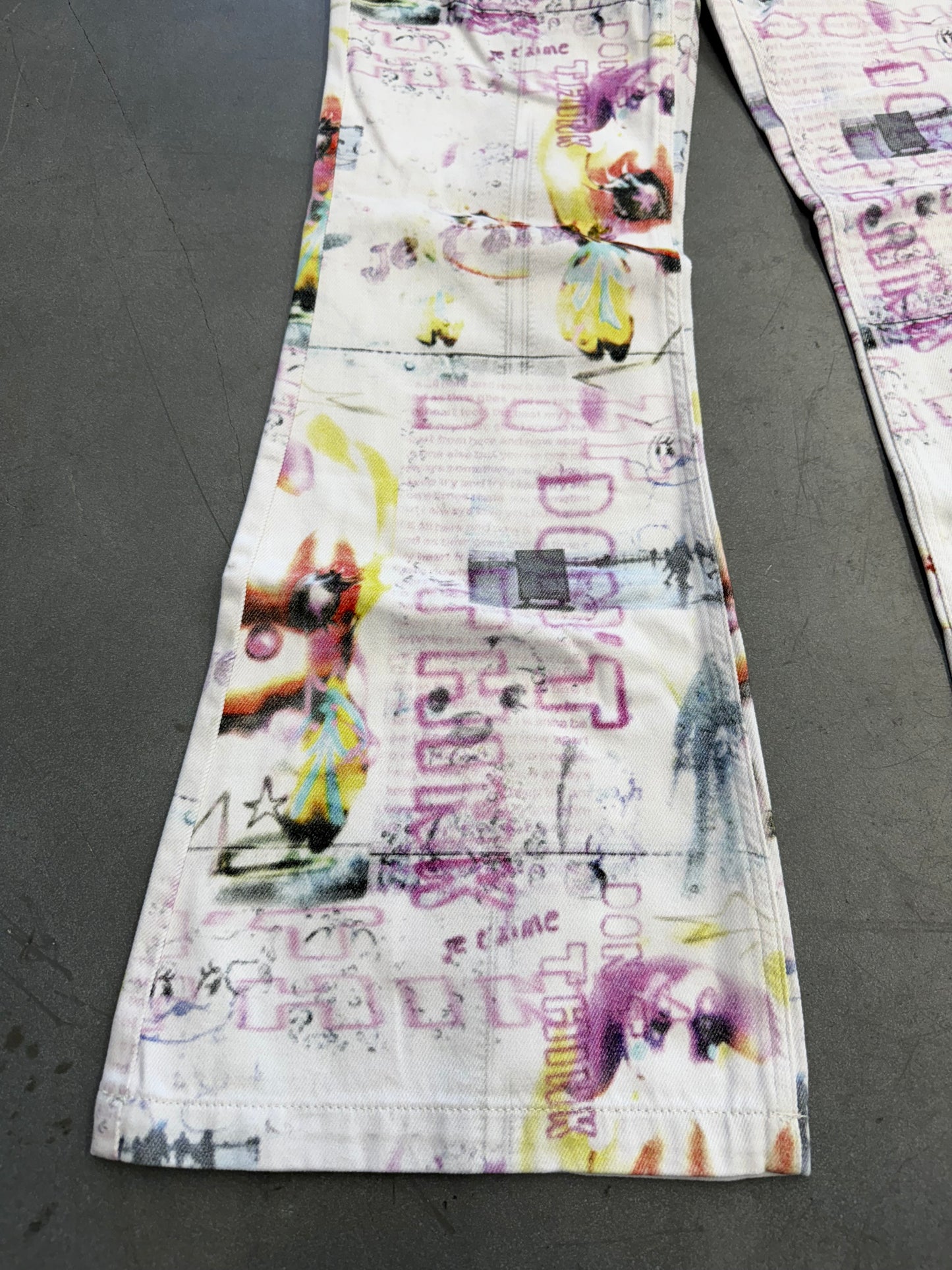 HEAVEN BY MARC JACOBS DON'T THINK FLARED STAR JEANS