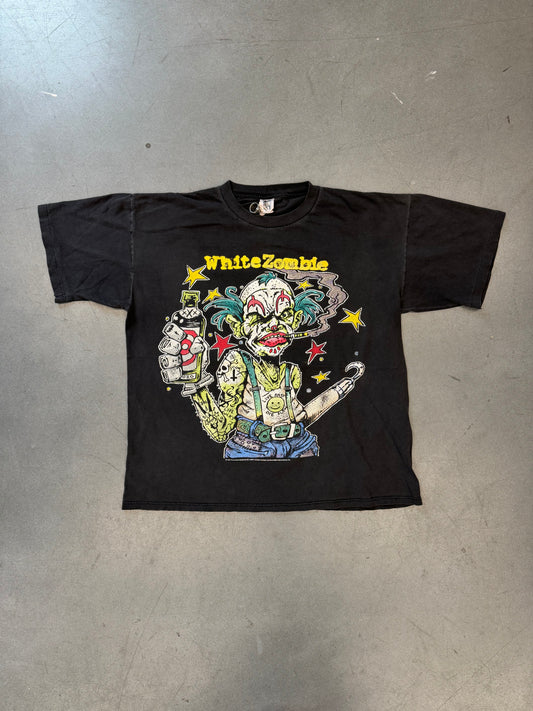 1995 WHITE ZOMBIE "FREAKS AND HUMAN ODDITIES" TEE (GEM TAG)