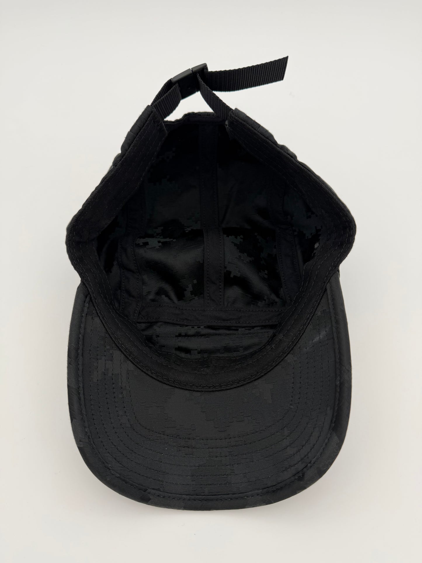 SS20 SUPREME SATIN DIGI CAMO CAP - BLACK