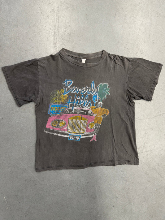 90S BEVERLY HILLS CALIFORNIA RODEO 90210 FADED TEE (FADED TAG)