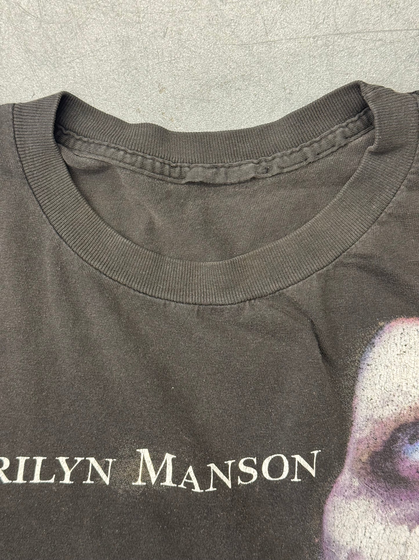 1996 MARILYN MANSON ANTICHRIST SUPERSTAR HEART MIND TEE (PULLED TAG)