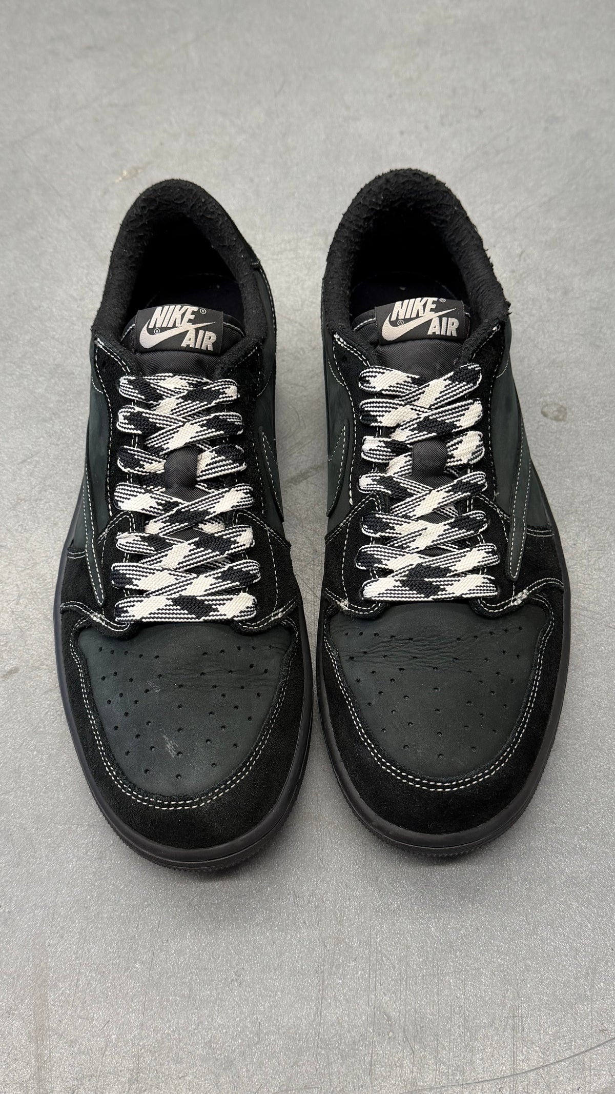2022 JORDAN 1 RETRO LOW OG SP TRAVIS SCOTT BLACK PHANTOM