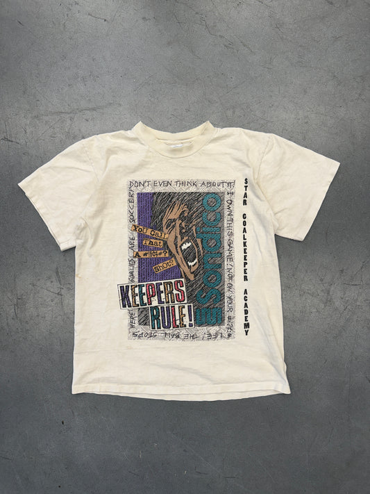 90S STAR GOALKEEPER ACADEMY KEEPERS RULE! SONDICO TEE (SHRK TAG)