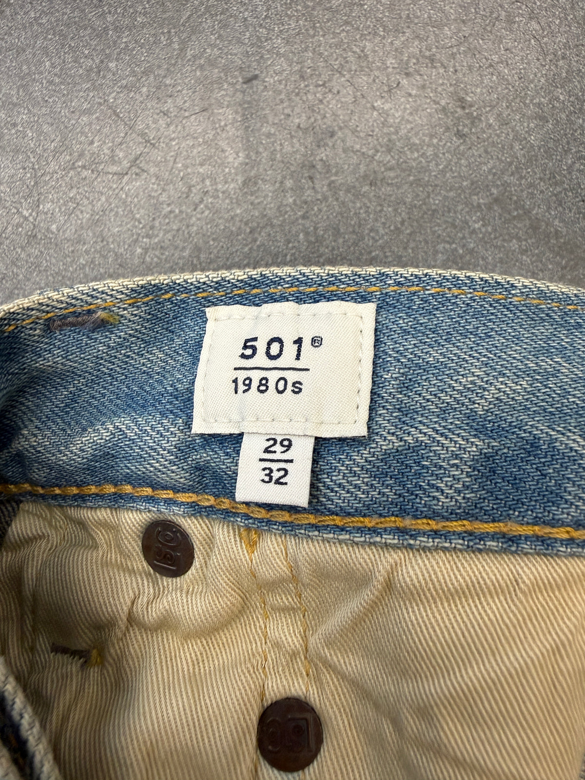 LEVI'S RETRO 1980'S 501 MADE IN JAPAN SELVEDGE JEANS - 29X32