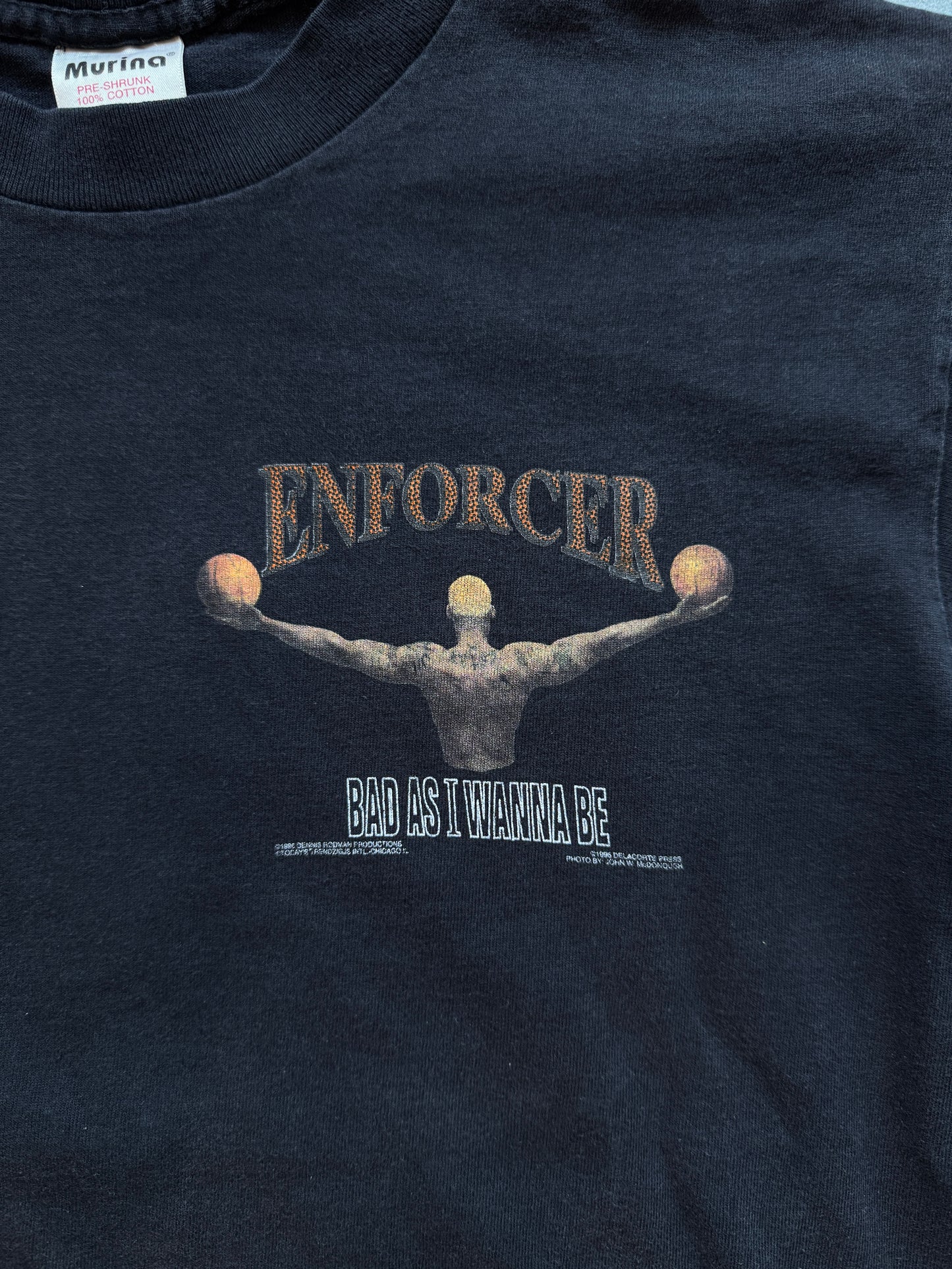 1996 DENNIS RODMAN ENFORCER TEE (MURINA TAG)