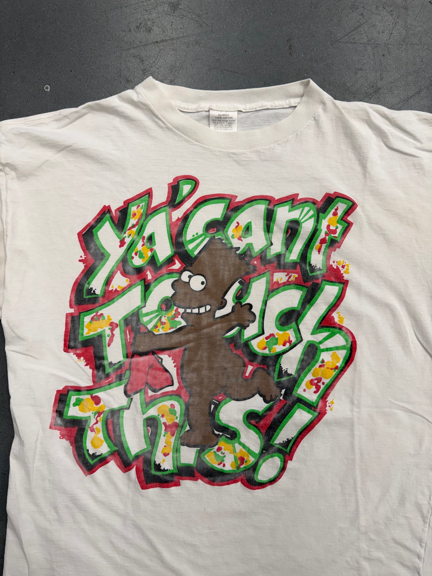90'S BOOTLEG BLACK BART YA' CANT TOUCH THIS! TEE (REUBROB TAG)