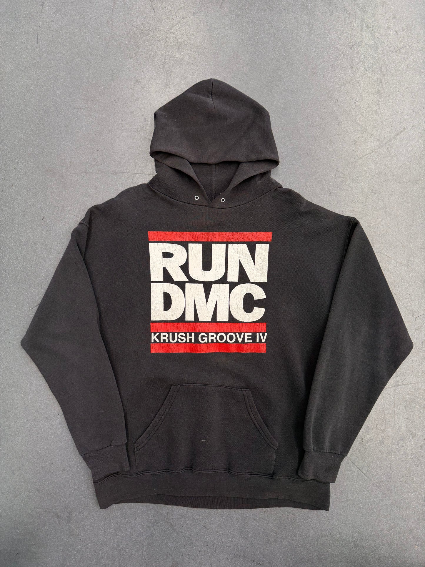 RUN DMC KRUSH GROOVE IV PULLOVER HOODIE (HEAVYWEIGHT LEE TAG)