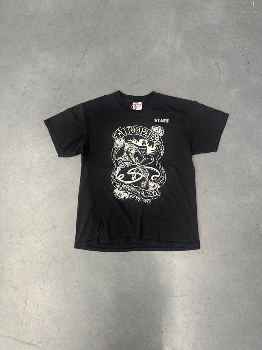 1999 TATTOO BLUES STAFF TEE (HANES HEAVYWEIGHT TAG)