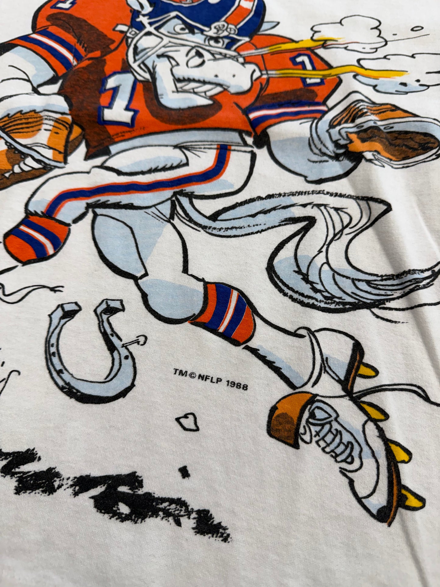 1988 DENVER BRONCOS JACK DAVIS TEE (CARIBE TAG)
