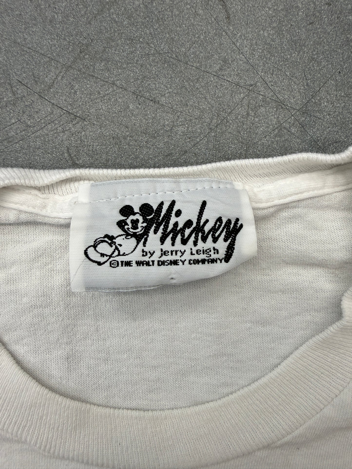 90S COWBOY MICKEY TEE (MICKEY BY JERRY LEIGH TAG)