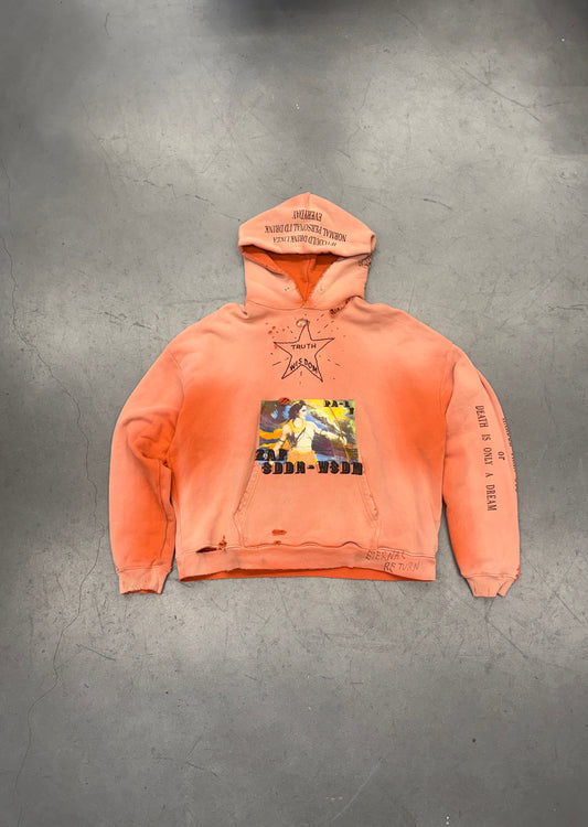 PALY SDDN WSDM HOODED SWEATSHIRT - ORANGE