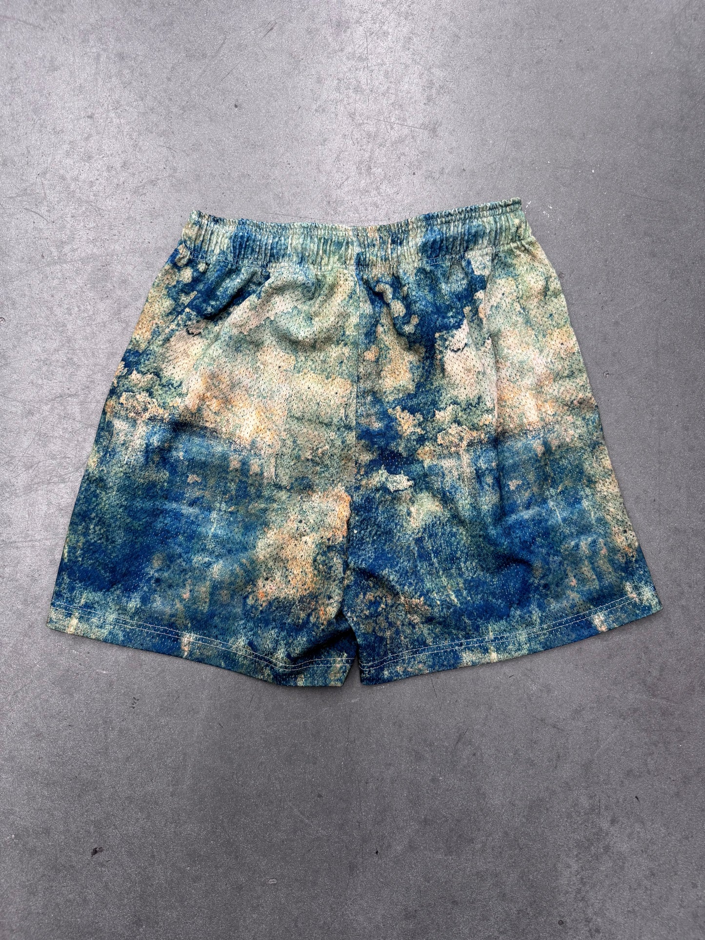 SS20 ERIC EMANUEL EE BASIC RUG SHORT GREEN/BLUE