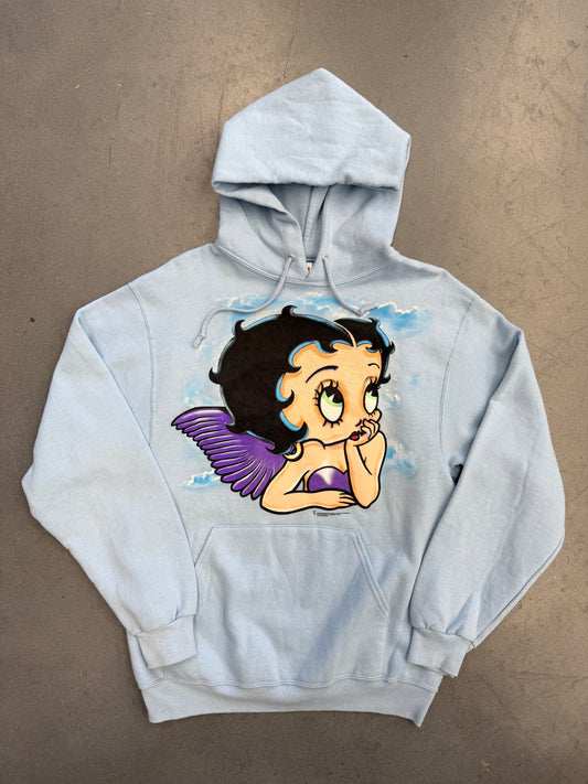 2009 BETTY BOOP ANGEL PULLOVER HOODIE (JERZEES TAG)