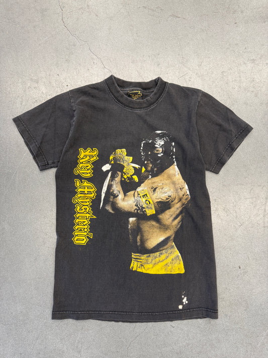 Y2K WWE REY MYSTERIO FADED TEE (GOLD SERIES TAG)