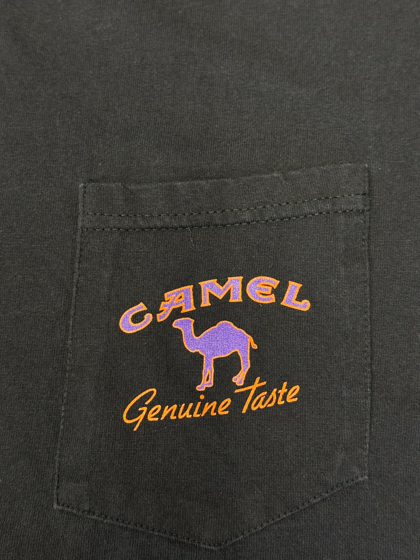 1994 CAMEL GENUINE TASTE GENUINE CAMEL POCKET TEE (AMERICAN BORN TAG)