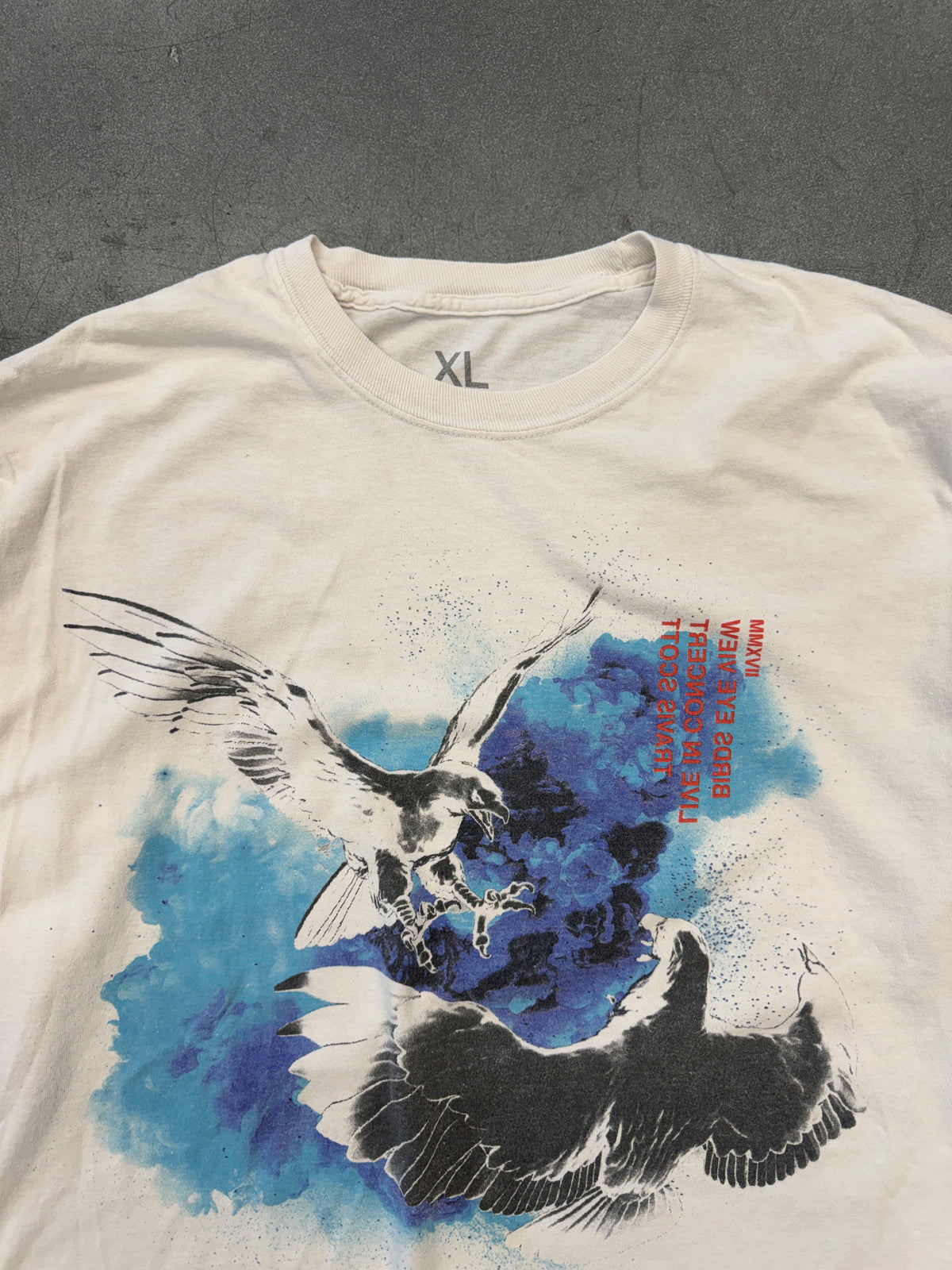 2015 TRAVIS SCOTT BIRD'S EYE VIEW TOUR MMXVII LS TEE
