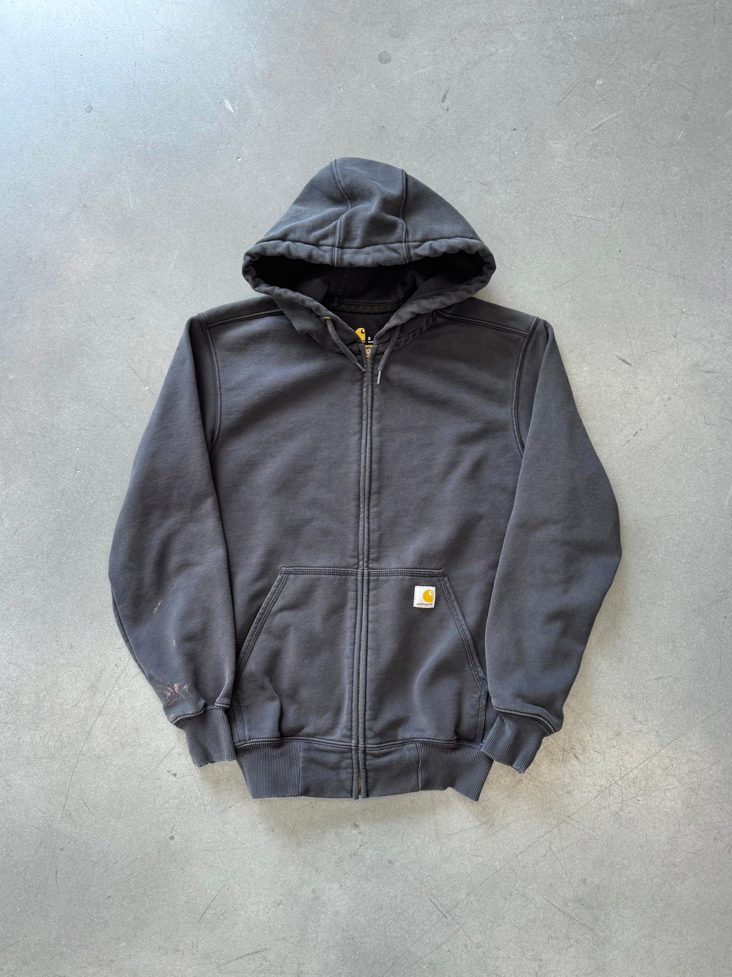 VINTAGE CARHARTT FULL-ZIP HOODIE (BROKEN ZIPPER) (PRINT TAG)