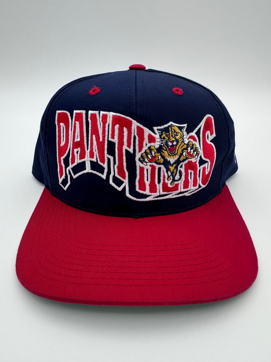 90S FLORIDA PANTHERS WAVY SPELL-OUT G CAP SNAPBACK HAT