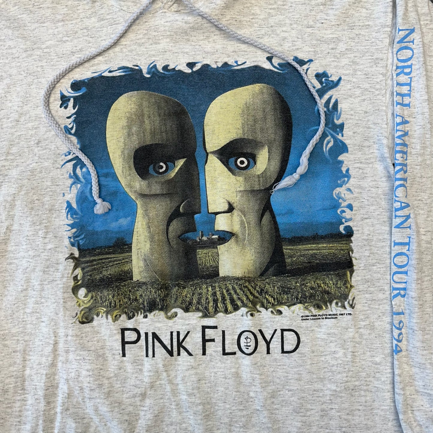 1994 PINK FLOYD DIVISION BELL HOODED LONGSLEEVE TEE (BROCKUM TAG)