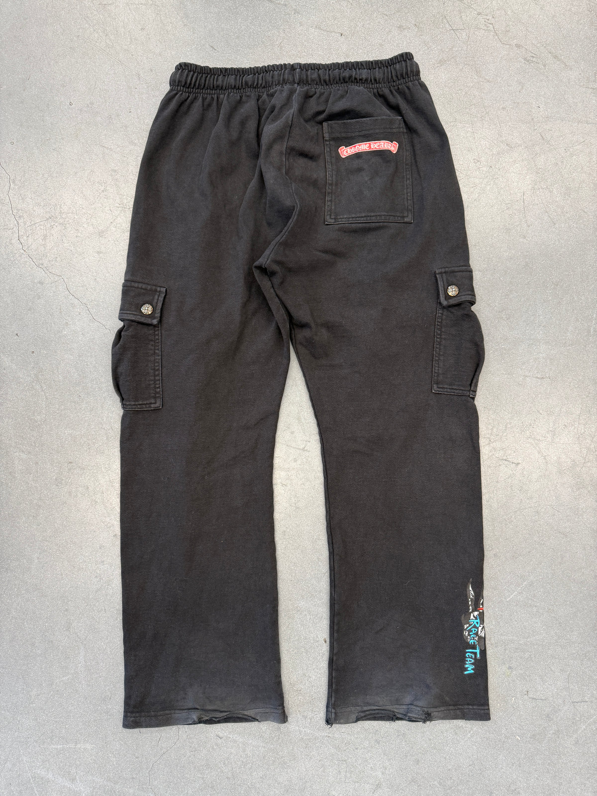 CHROME HEARTS MATTY BOY STAY FAST CARGO SWEATPANTS