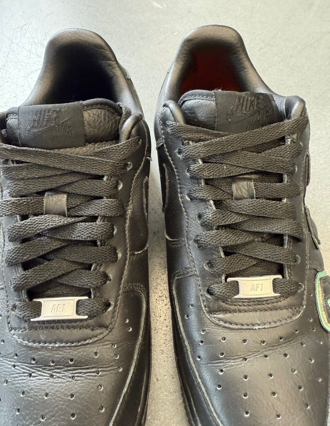 SIZE 8 2019 NIKE X CACTUS PLANT FLEA MARKTET CPFM AIR FORCE 1 NIKE ID BLACK/GREEN NO BOX