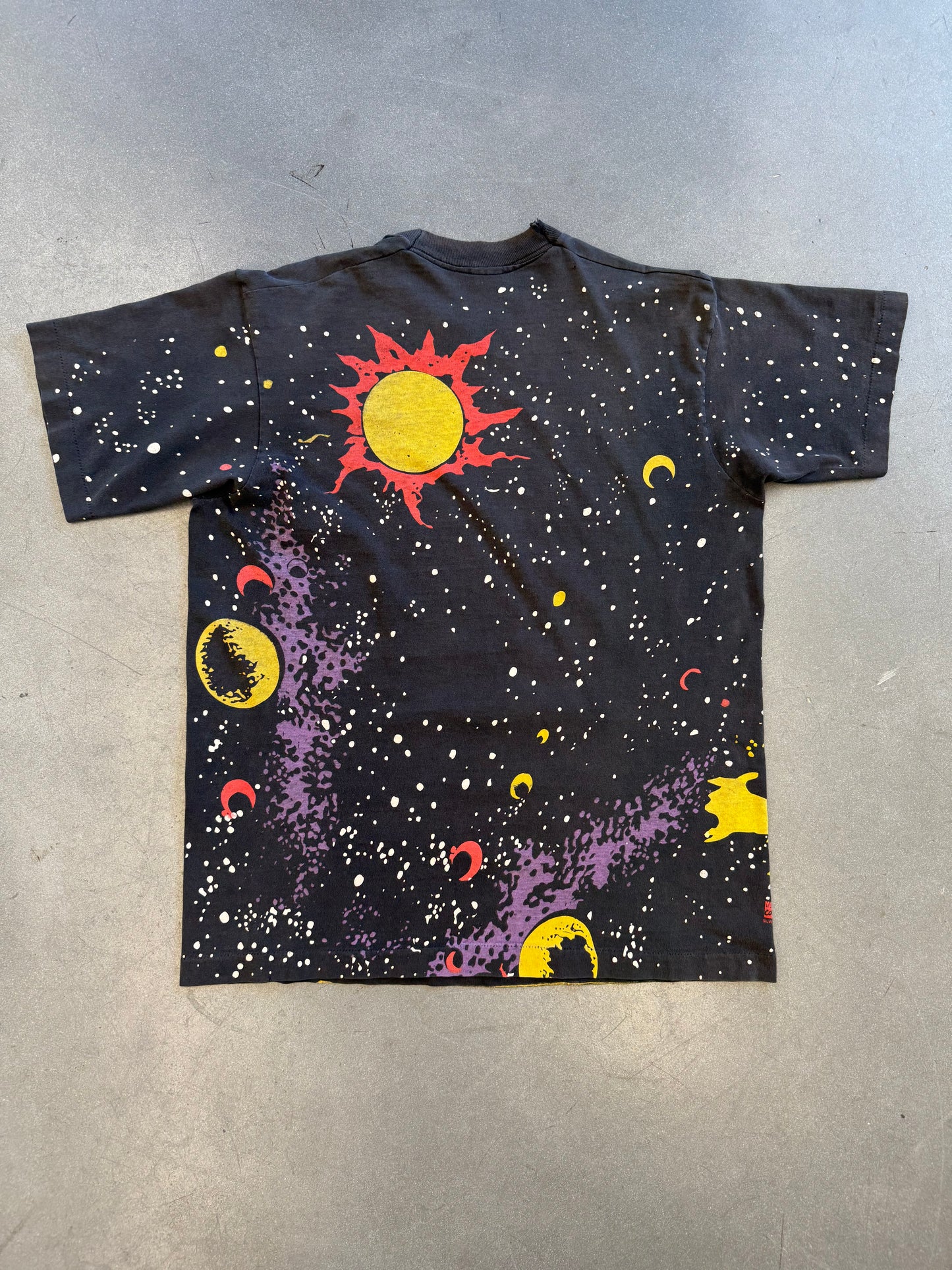 MARVEL COMICS 1994 SILVER SURFER MEGA PRINT TEE (FOTL TAG)