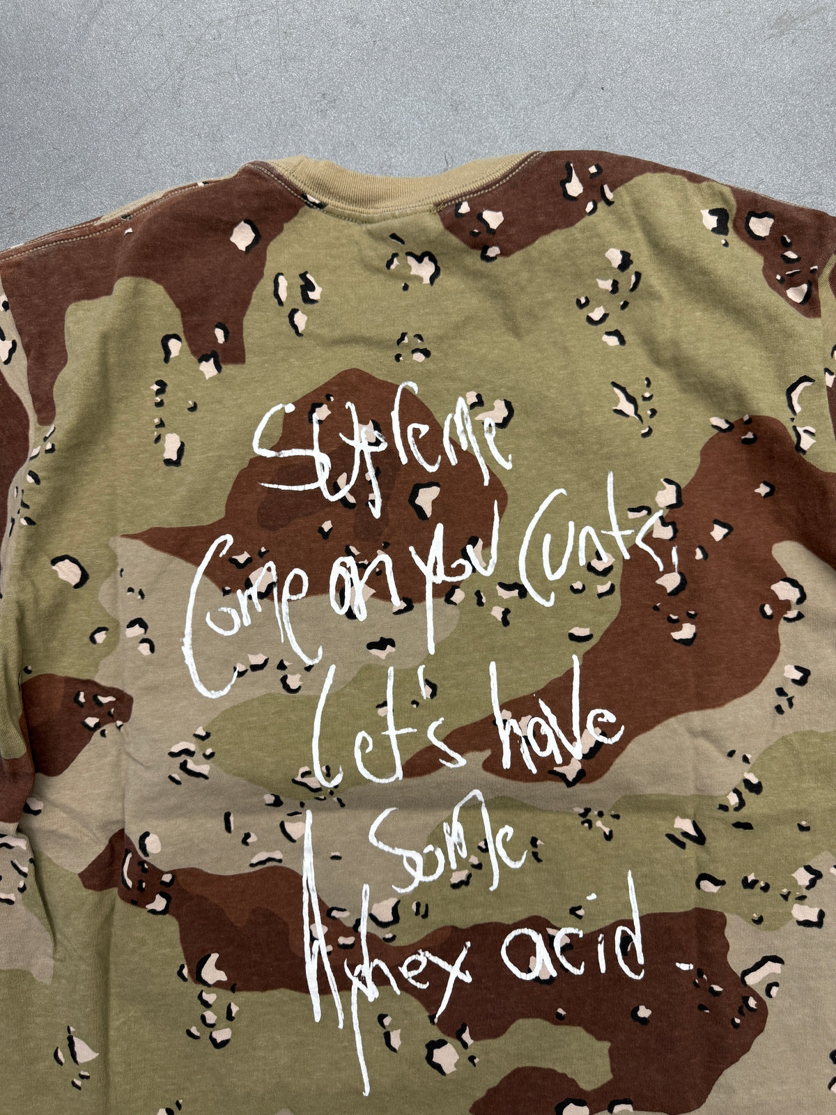 SS25 SUPREME APHEX TWIN WINDOWLICKER TEE - CAMO