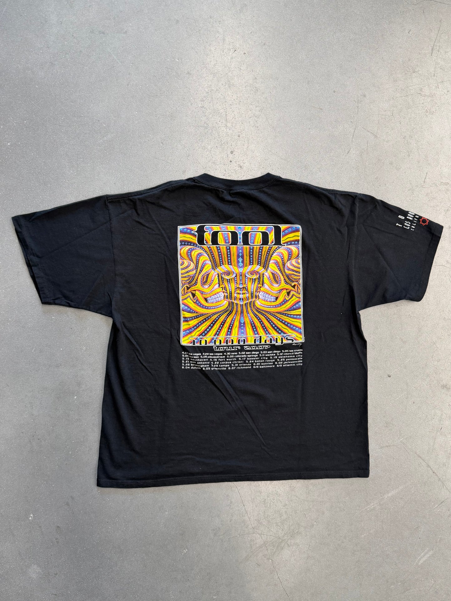2007 TOOL TOUR TEE (ANVIL TAG)