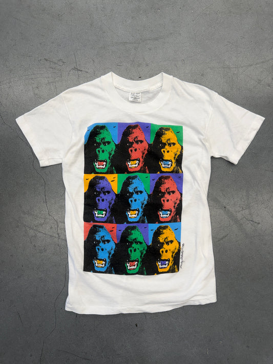 1986 STANLEY DESANTIS KING KONG ANDY WAHOL POP ART TEE (STANLEY DESANTIS TAG)
