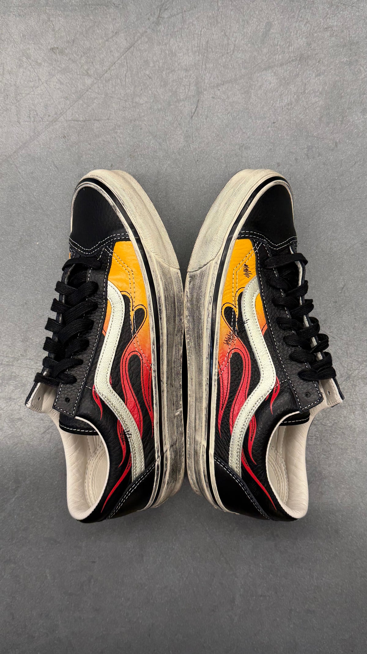 2026 VANS LX SKOOL ARCHIVE FLAME BLACK