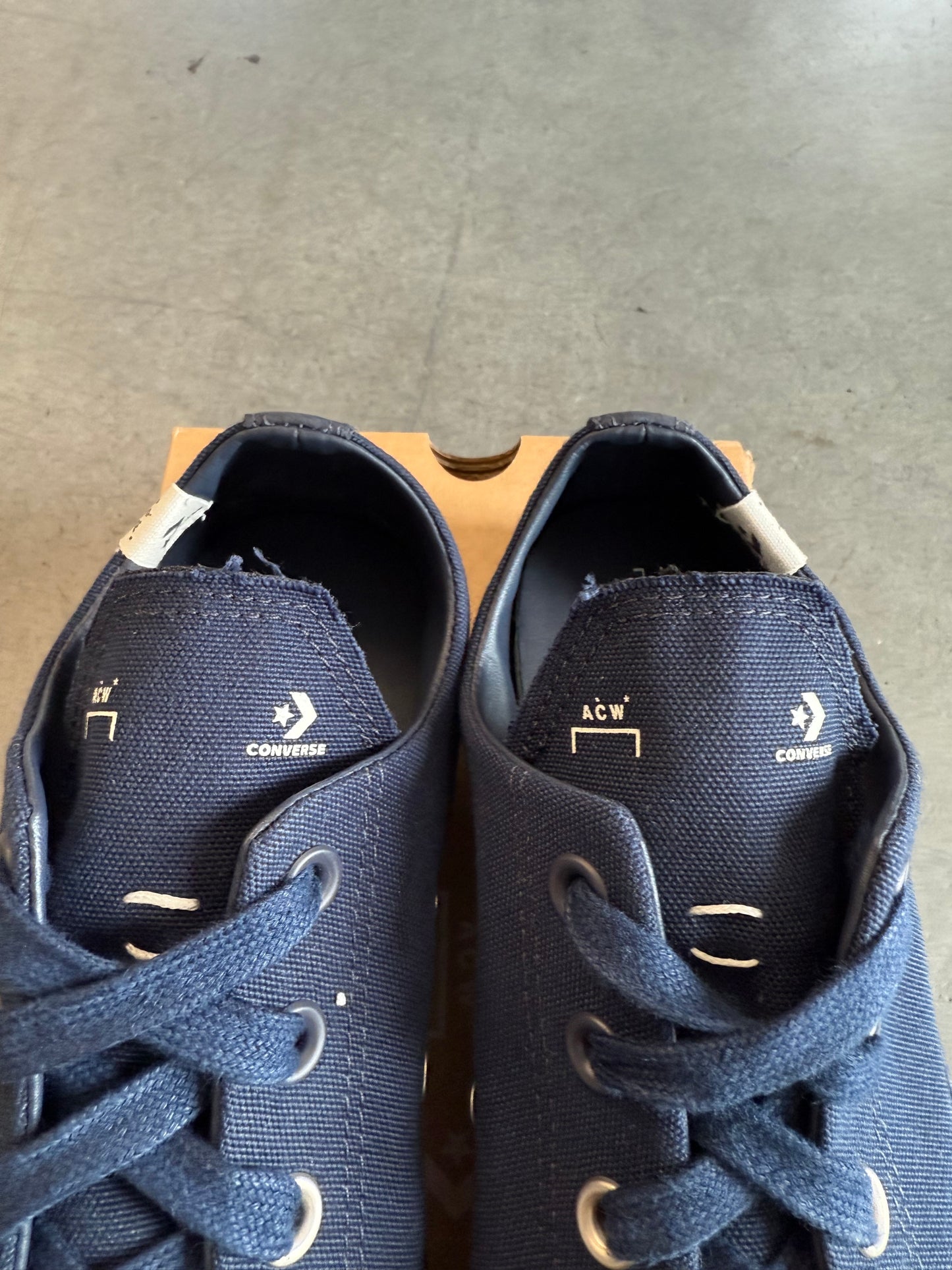 2023 SIZE 8 CONVERSE CHUCK TAYLOR ALL STAR 70 OX A-COLD-WALL NAVY (WITH BOX)