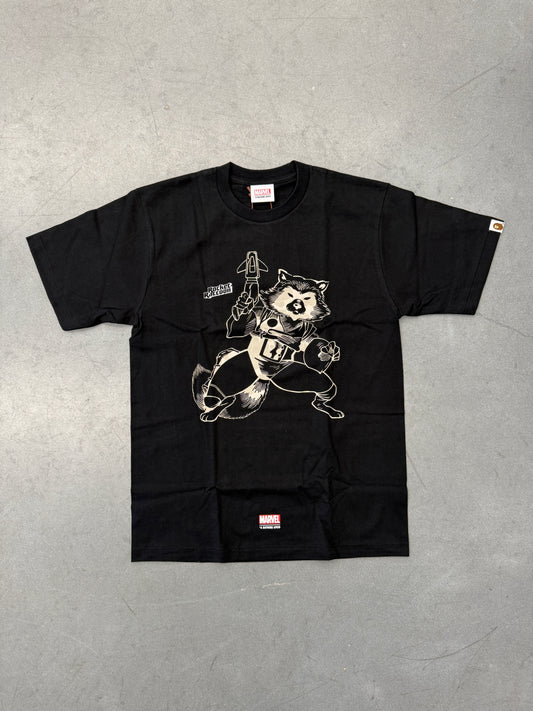 FW22 BAPE X MARVEL COMICS ROCKET RACCOON TEE