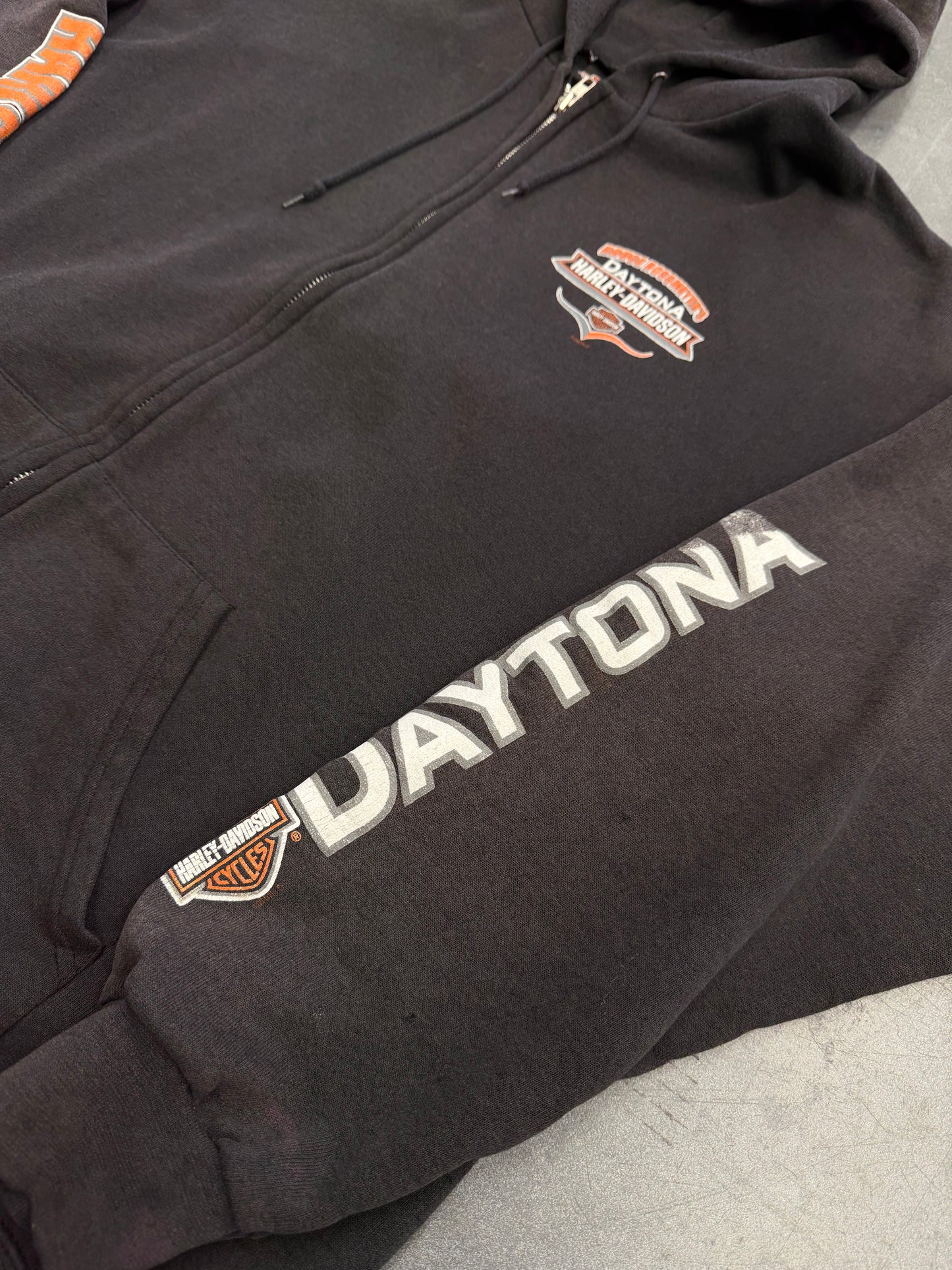 2005 HARLEY-DAVIDSON DAYTONA BRUCE ROSSMEYER'S ZIP UP HOODIE