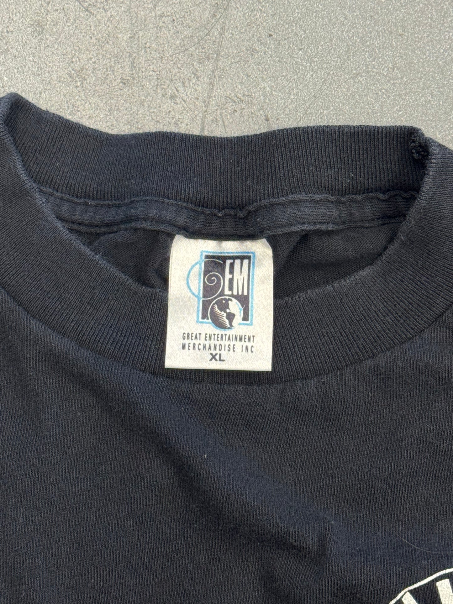 90S WHITE ZOMBIE LOCAL CREW TEE (GEM TAG)