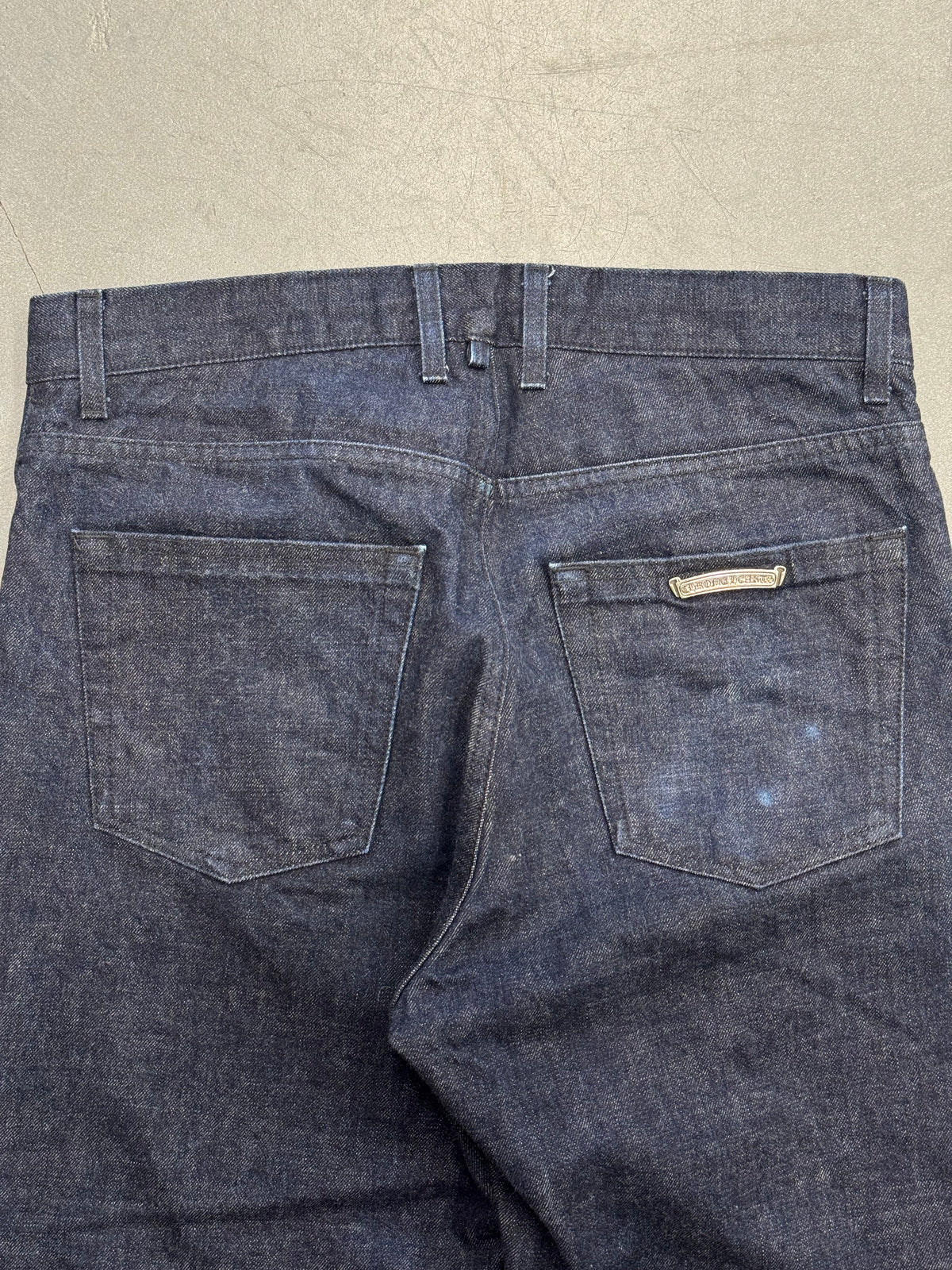 CHROME HEARTS KS RAW DENIM JEANS