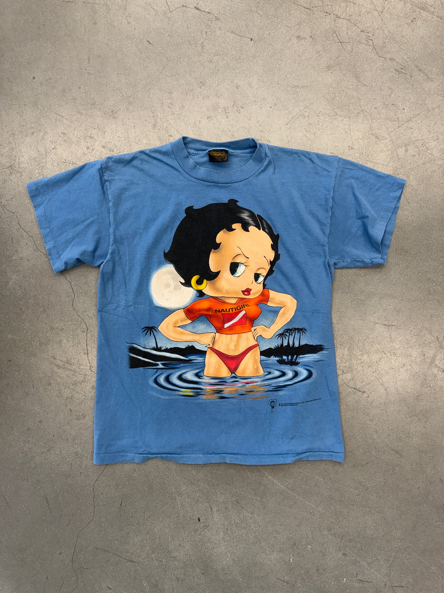 1997 BETTY BOOP NAUTIGIRL TEE (CHANGES TAG)