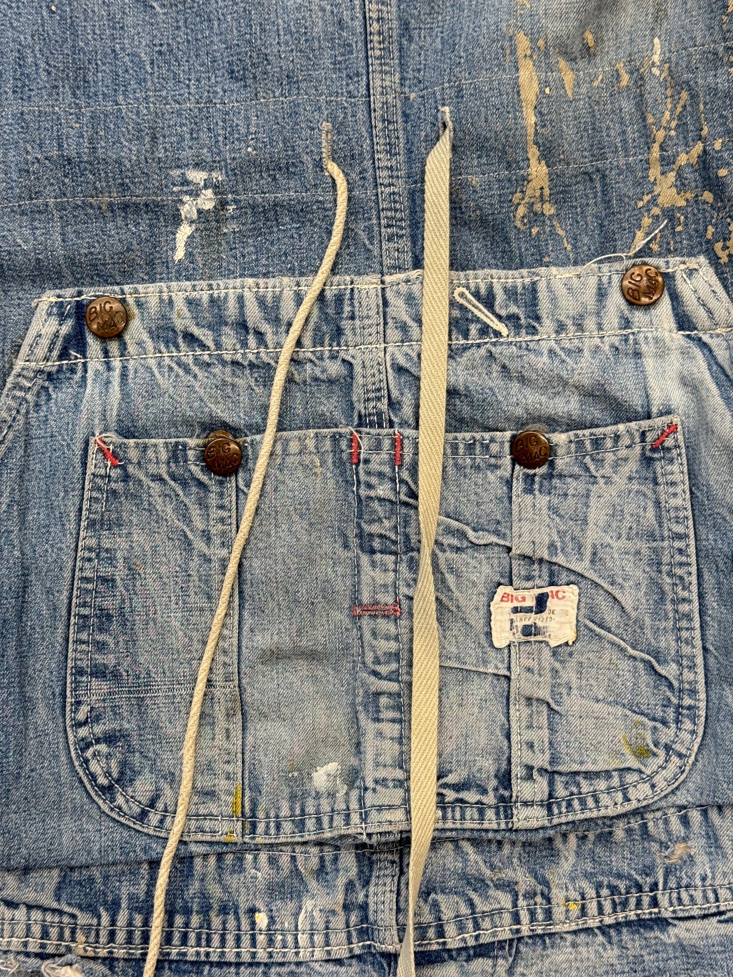 GREG LAUREN 1/1 VINTAGE BIG MAC DENIM PARKA