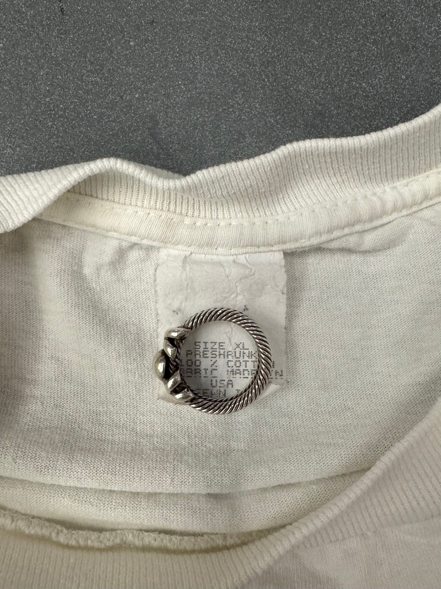 90S TUPAC SHAKUR TOMMY HILFIGER LOGO MEMORIAL TEE (PAPER TAG)