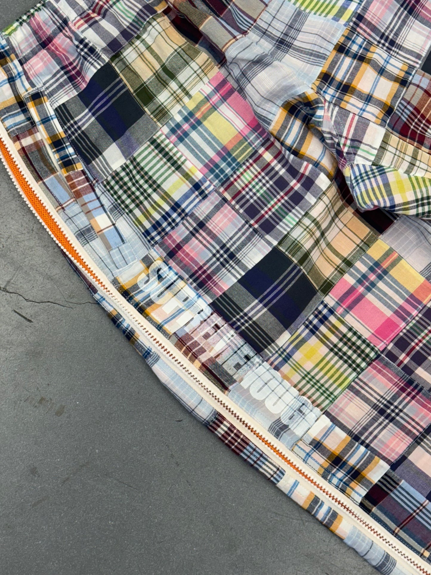 SS25 SUPREME X GOODENOUGH PATCHWORK FULLL ZIP TRACK PANT - MULTICOLOR (NWT)