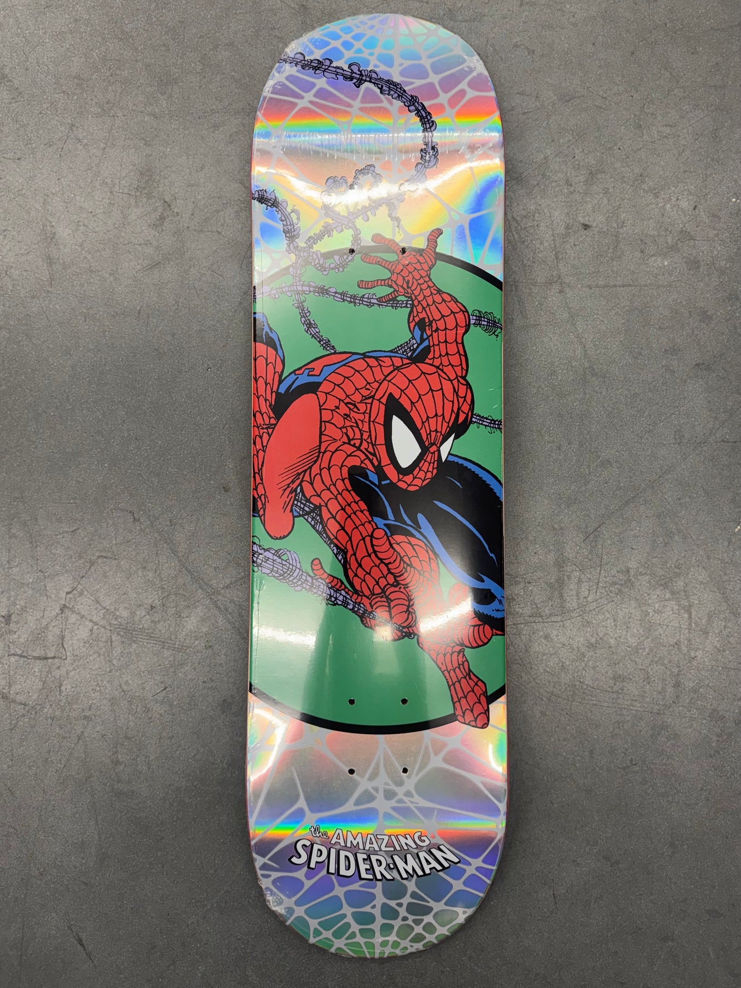 HUF MARVEL THE AMAZING SPIDER-MAN SKATEBOARD (SEALED MYSERY PACK)