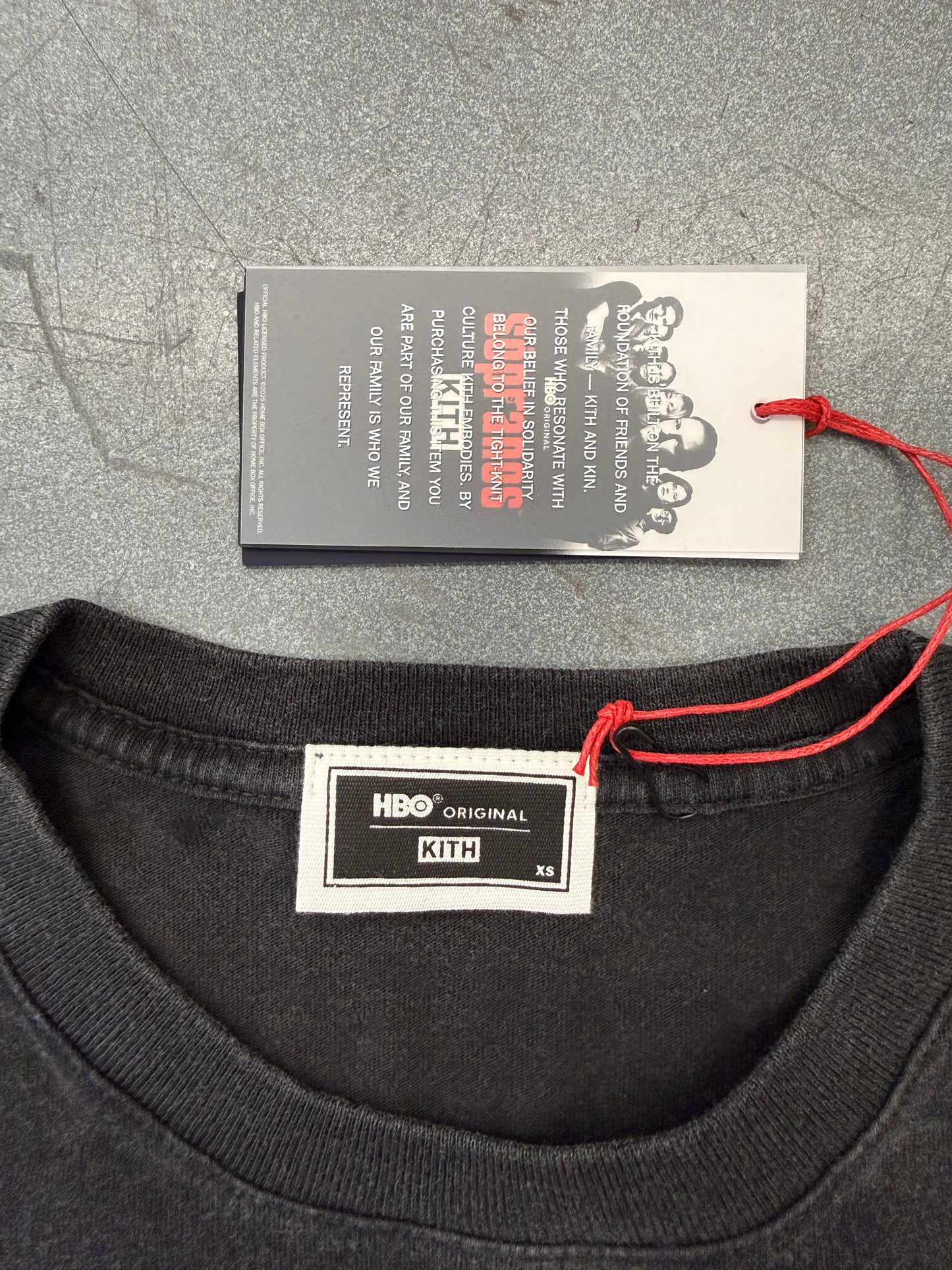 2025 KITH THE SOPRANOS MAIN LOGO VINTAGE TEE