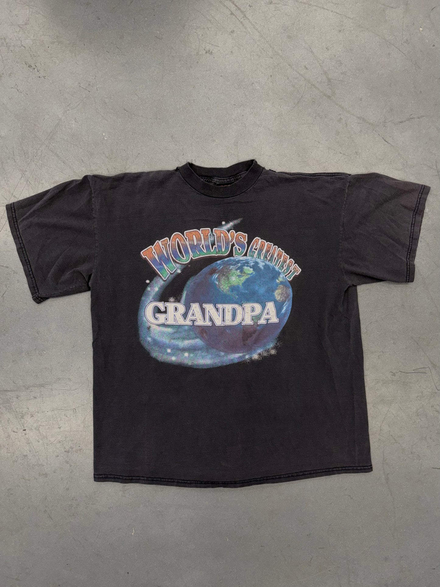 90'S WORLD'S GREATEST GRANDPA TEE (TSI TAG)
