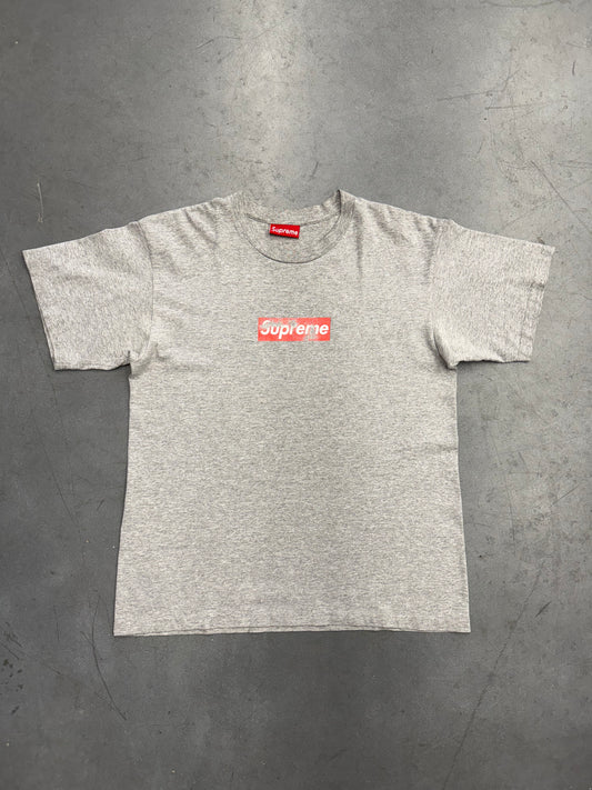 2003 SUPREME BOX LOGO TEE - ASH GREY