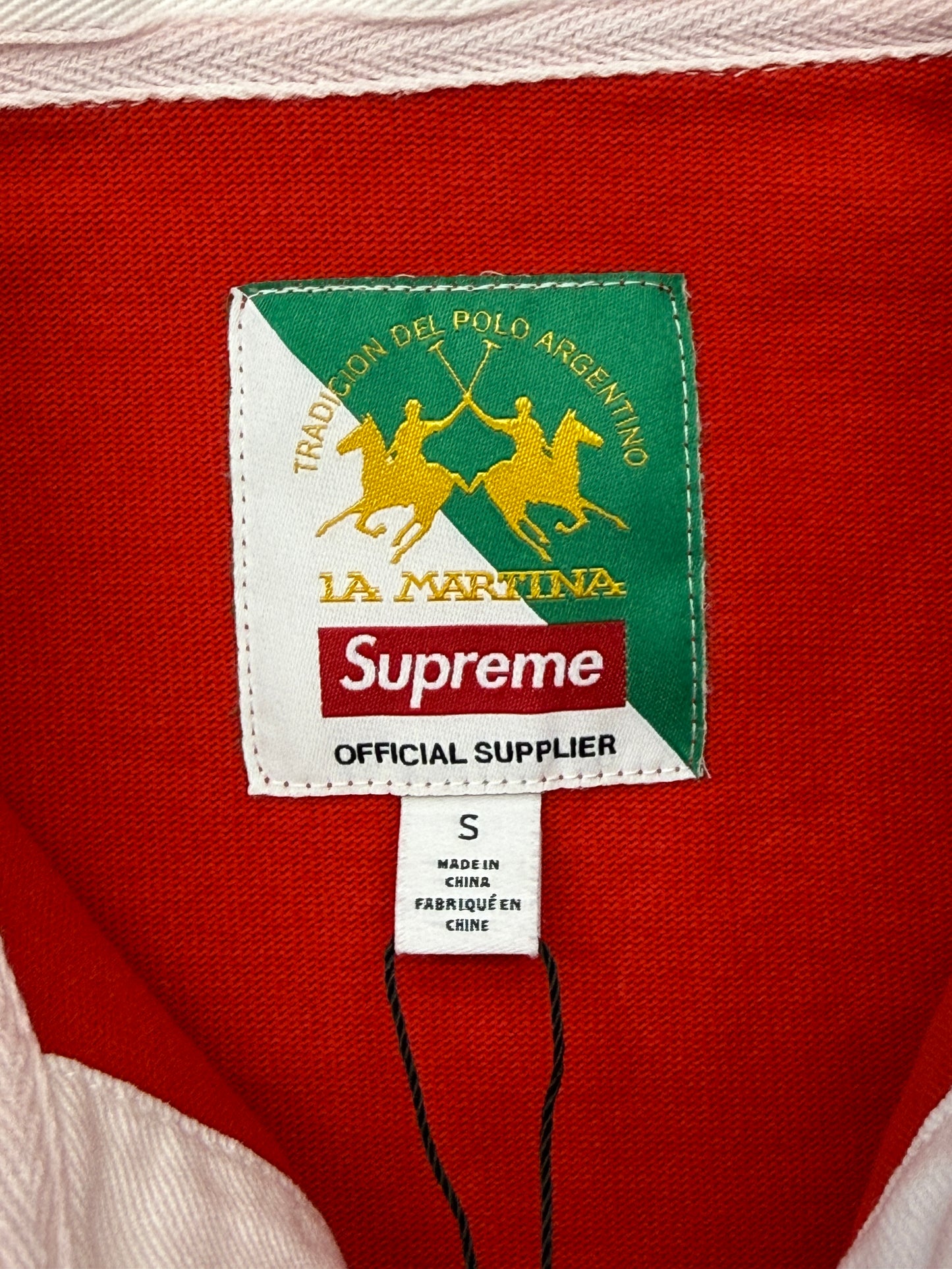 SS26 SUPREME LA MARTINA JACOB & CO RUGBY LS SHIRT