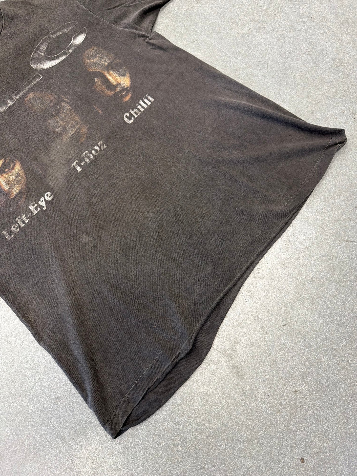 TLC NO! I DONT WANT NO SCRUBS BOOTLEG RAP STYLE TEE (COTTONNET TAG)