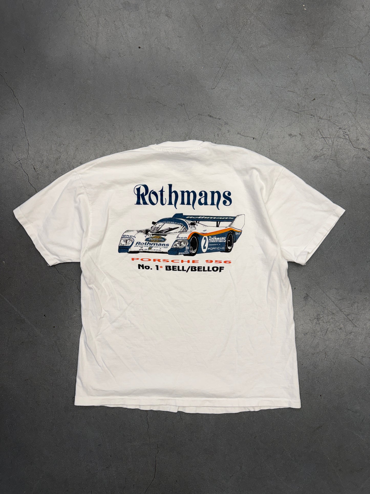 90S ROTHMANS PORSCHE 956 TEE (BEEFY HANES TAG)