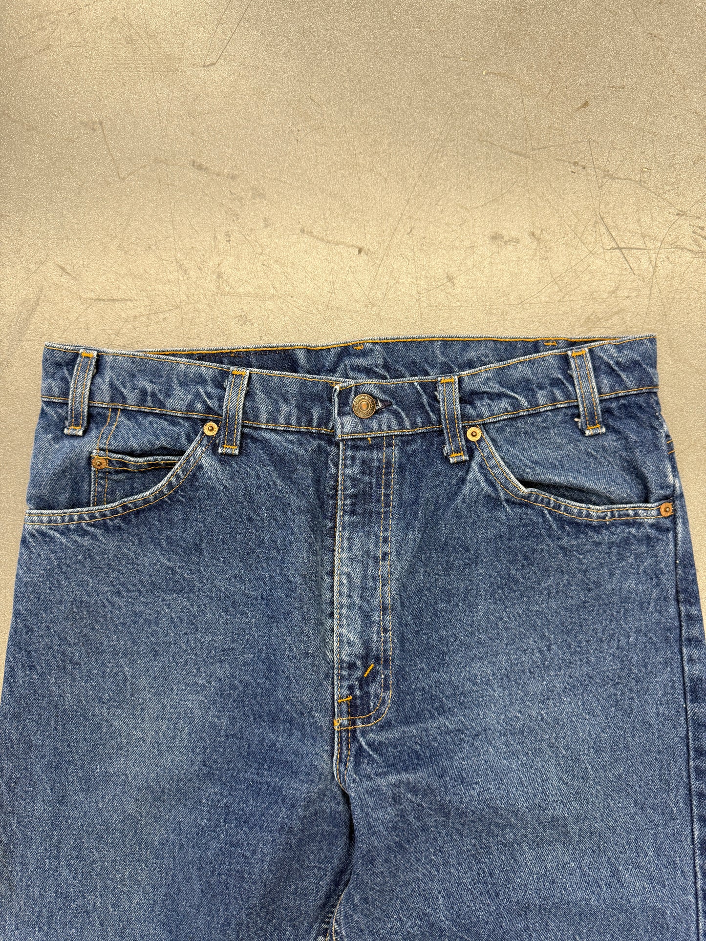 80S LEVI'S 505 ORANGE TAB STRAIGHT LEG JEANS