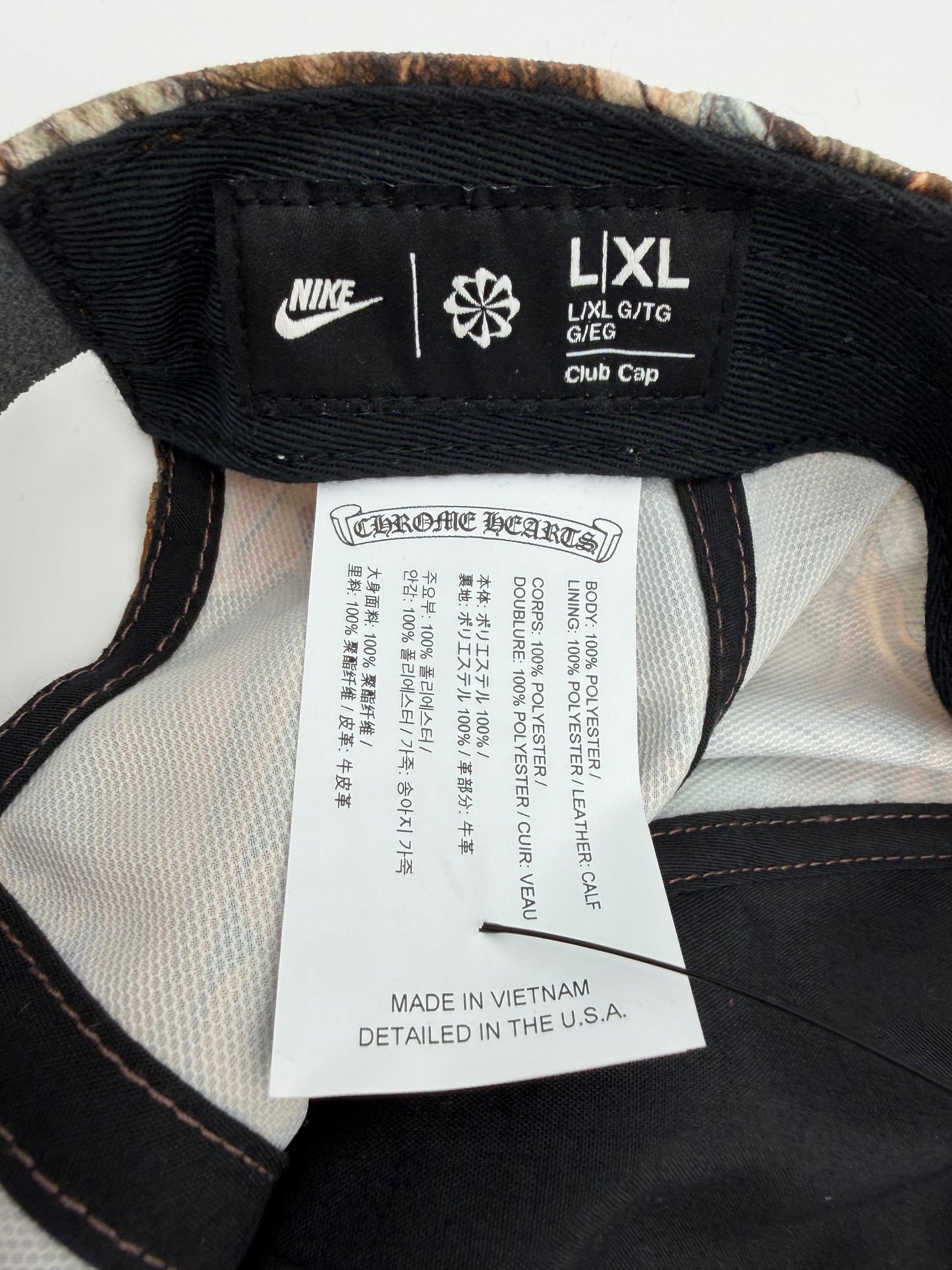CHROME HEARTS NOCTA NIKE BASEBALL HAT
