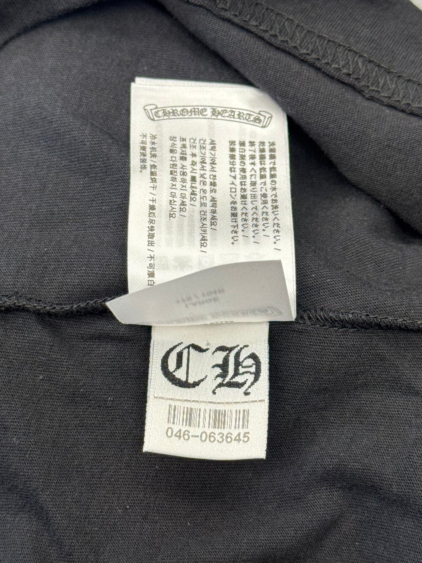 CHROME HEARTS COLLAR PRINT POCKET TEE